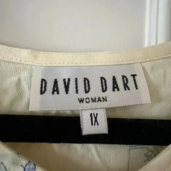 David Dart Light Yellow Tank. Size 1x. BNWT - Picture 6 of 6